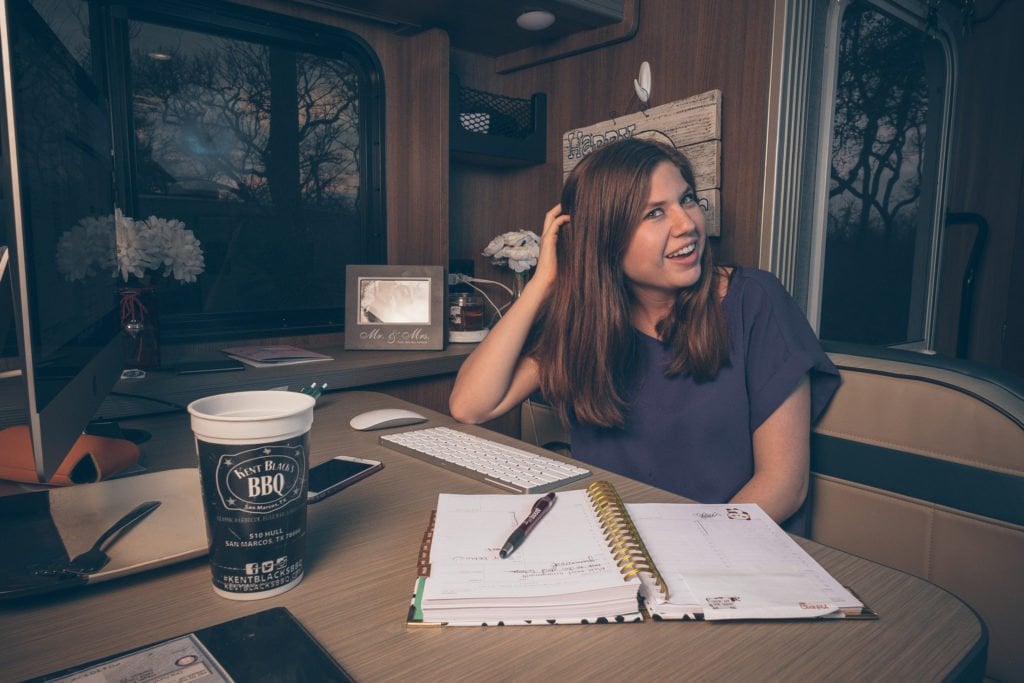 Heath and Alyssa Padgett are living in an RV full-time, making a living, and documenting RV life all at the same time. Here's how they make this a reality!