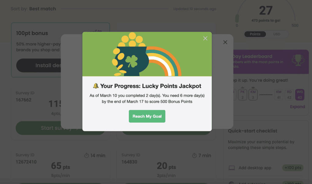 Survey bonus offer reward. How I Made $15 in 2 Hours Taking Surveys – Is It Worth It? Can you really make money taking surveys from home? I tested Survey Junkie for 2 hours and made $15 while sitting on my couch! In this post, I break down how to find the highest-paying surveys, avoid disqualifications, and cash out easily. Find out if it's worth your time! make extra money, work from home